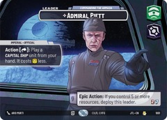 Admiral Piett - Commanding the Armada - Showcase - Foil